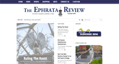 Desktop Screenshot of ephratareview.com